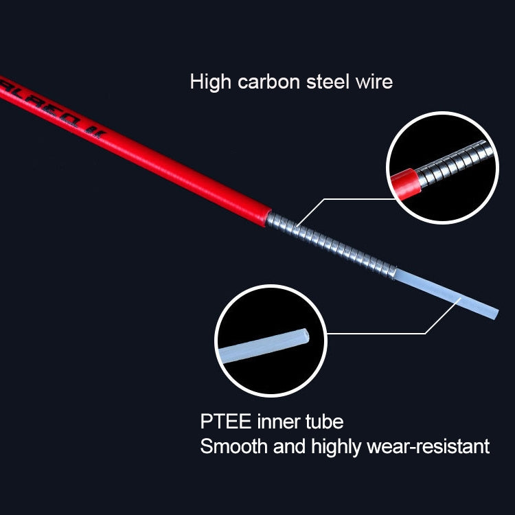 7 in 1 Universal PVC Bicycle Variable Speed Cable Tube Set(Blue) - Bicycle Brake Parts by PMC TechLife | Online Shopping South Africa | PMC TechLife | Buy Now Pay Later Mobicred