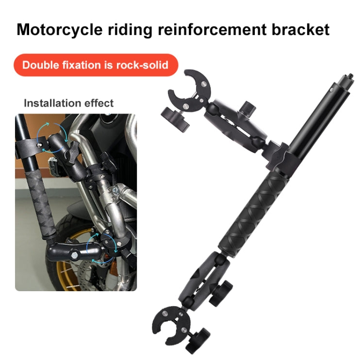 Motorcycle Dualheads Crab Clamp Handlebar Fixed Mount Holder - Bicycle Handlebar Mount by PMC Jewellery | Online Shopping South Africa | PMC Jewellery