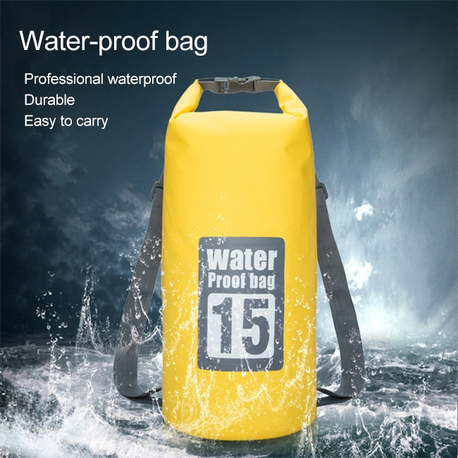 Outdoor Waterproof Dry Dual Shoulder Strap Bag Dry Sack, Capacity: 30L (Blue) - Waterproof Bags by PMC Jewellery | Online Shopping South Africa | PMC Jewellery