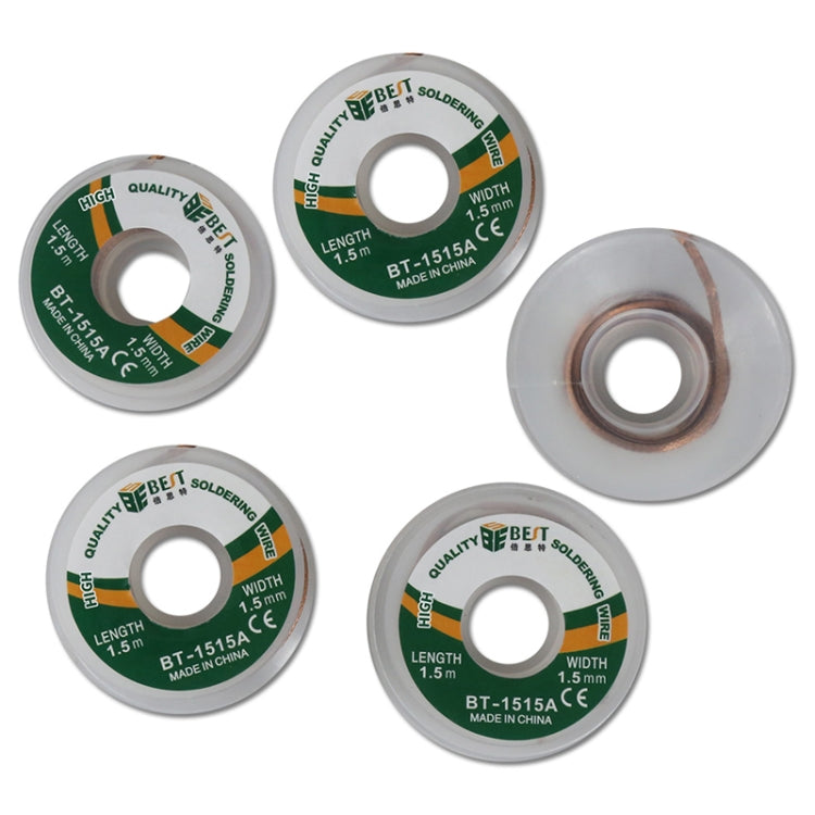 BST-1515A   Desoldering Wire Solder Remover Wire - Welding Wire by BEST | Online Shopping South Africa | PMC TechLife | Buy Now Pay Later Mobicred