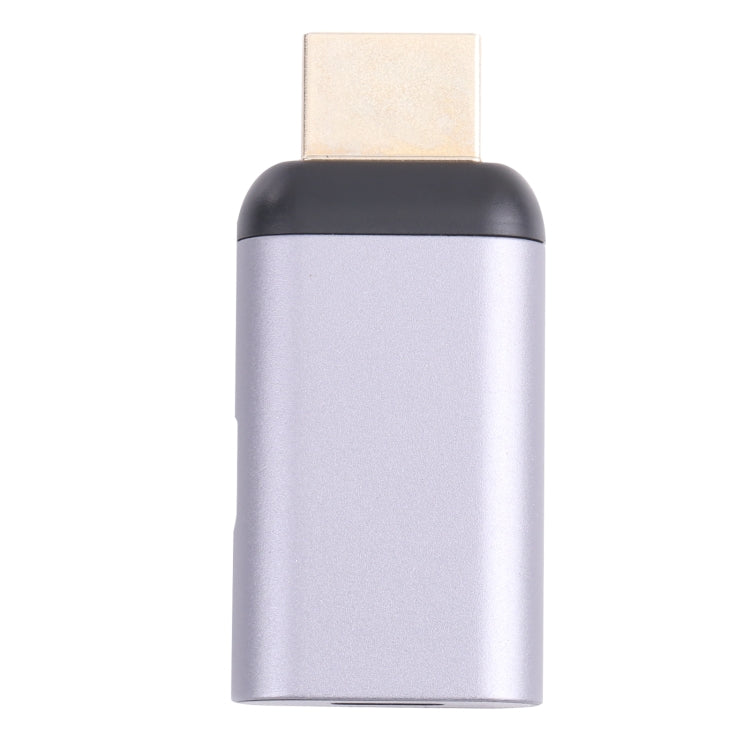 2 in 1 4K 60Hz HDMI Male to USB-C / Type-C Charging + USB-C / Type-C Female Adapter - Adapter by PMC TechLife | Online Shopping South Africa | PMC TechLife | Buy Now Pay Later Mobicred