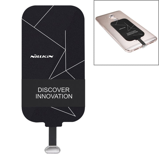 NILLKIN Magic Tag QI Standard Wireless Charging Receiver with USB-C / Type-C Port(Black) - Wireless Charger Receiver by NILLKIN | Online Shopping South Africa | PMC Jewellery | Buy Now Pay Later Mobicred