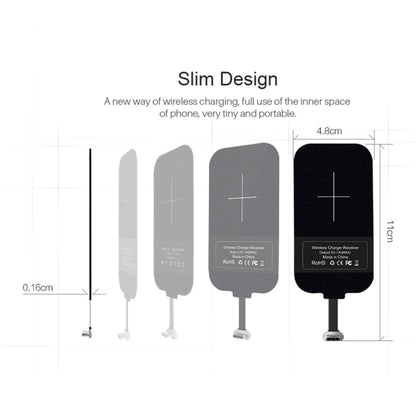 NILLKIN Magic Tag QI Standard Wireless Charging Receiver with USB-C / Type-C Port(Black) - Wireless Charger Receiver by NILLKIN | Online Shopping South Africa | PMC Jewellery