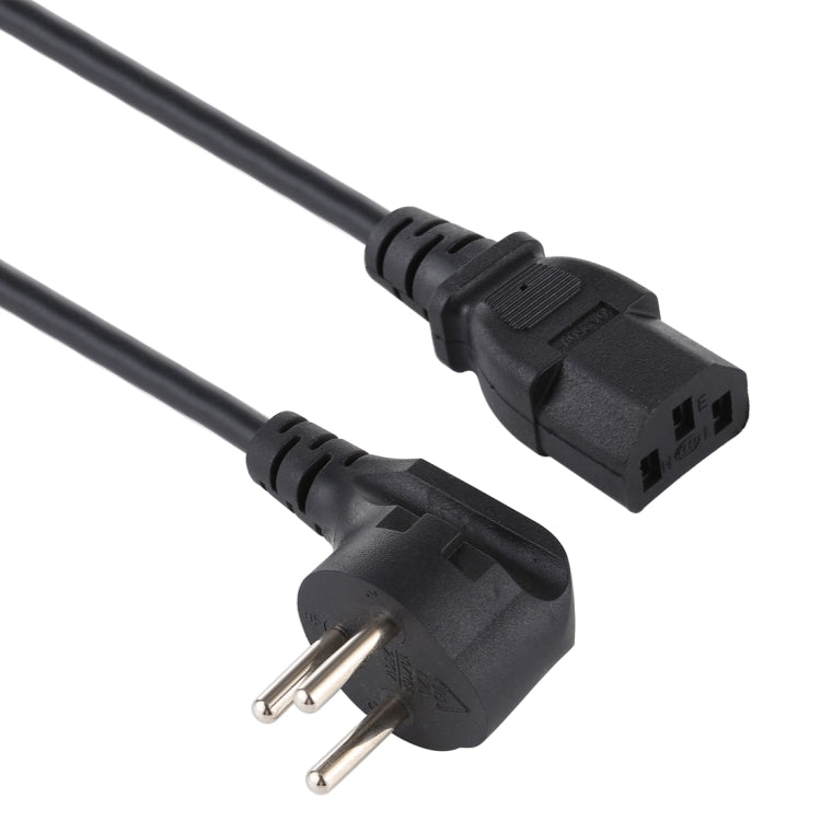 Israel Plug to Three Holes Desktop PC Power Cord, Cable Length: 1.8m - free shipping - PMC TechLife - Order now!