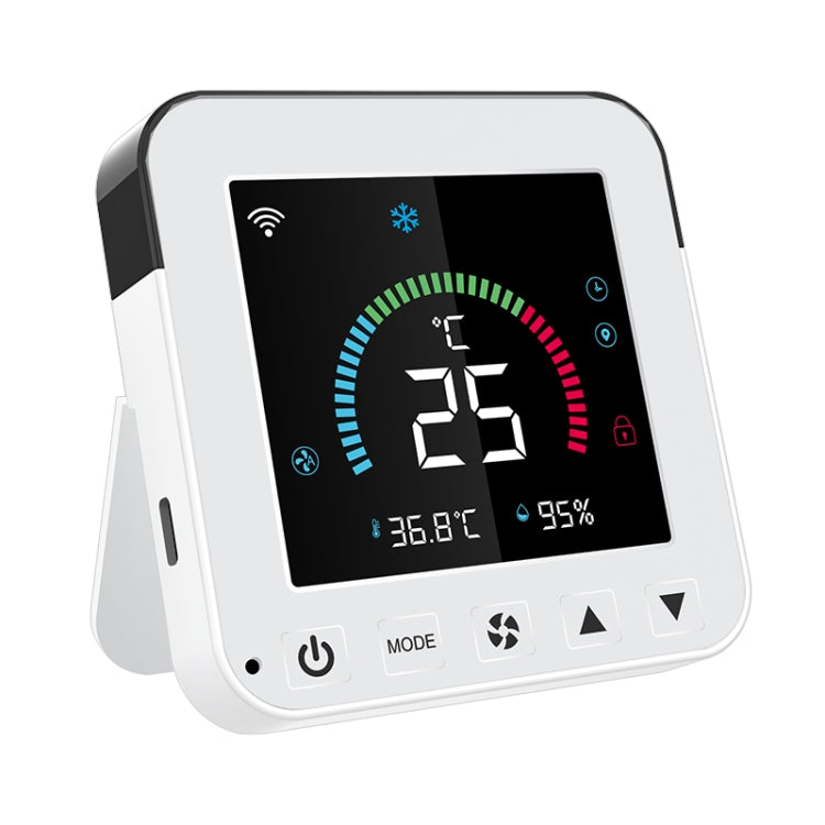 NEO NAS-RT01W WiFi Smart Color Screen Infrared Air Conditioner Controller Thermostat(White) - free shipping - PMC TechLife - Order now!