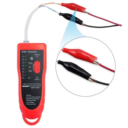 RJ11 / RJ45 Telephone Wire Tracker Ethernet LAN Network Cable Tester Detector Line Finder - Lan Cable and Tools by PMC Jewellery | Online Shopping South Africa | PMC Jewellery