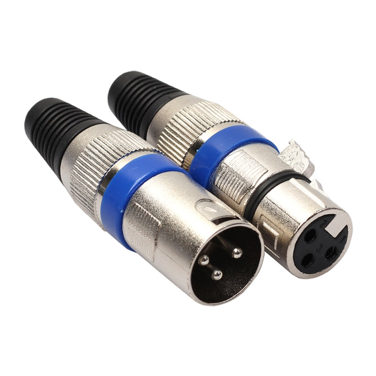 10 Pairs XLR Plug Male + Female Jack Mic Jack Plug Socket Connector - Microphone Audio Cable & Connector by PMC TechLife | Online Shopping South Africa | PMC TechLife