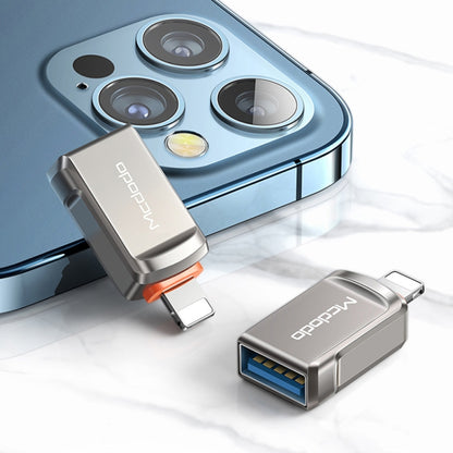 MCDODO USB 3.0 Female to 8 Pin Male OTG Converter USB Flash Disk - U Disk & Card Reader by Mcdodo | Online Shopping South Africa | PMC Jewellery