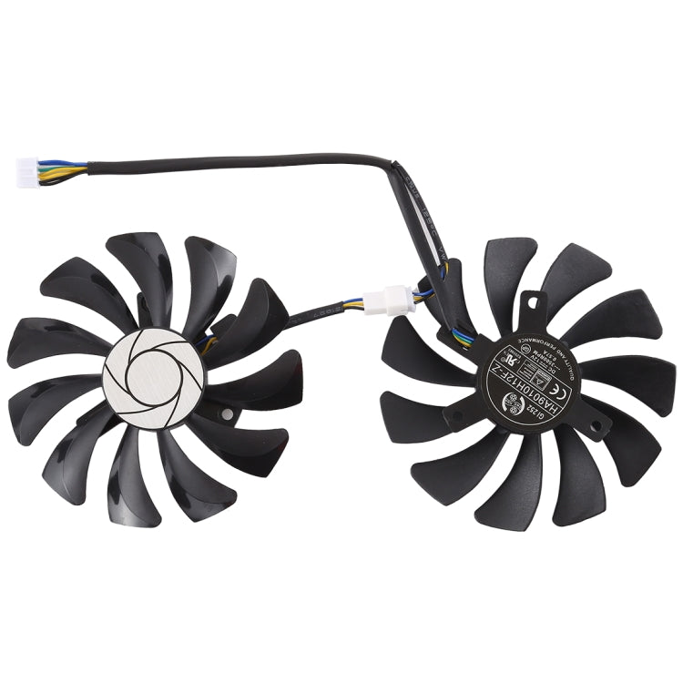 HA9010H12F-Z 4 Pin Graphics Card Cooling Fan for MSI GeForce GTX 1050 Hurricane GTX 1060 Hurricane 6G GDDR, Diameter: 85mm, Pairs - Fan Cooling by PMC TechLife | Online Shopping South Africa | PMC TechLife