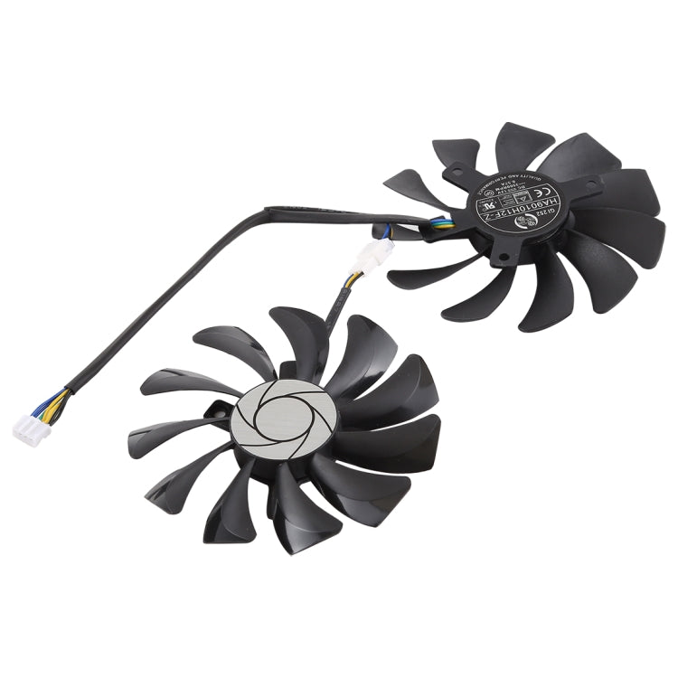 HA9010H12F-Z 4 Pin Graphics Card Cooling Fan for MSI GeForce GTX 1050 Hurricane GTX 1060 Hurricane 6G GDDR, Diameter: 85mm, Pairs - Fan Cooling by PMC TechLife | Online Shopping South Africa | PMC TechLife