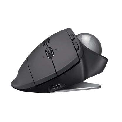 Logitech MX ERGO 440DPI Bluetooth + Unifying Dual-mode Wireless Trackball Optical Mouse(Black) - Wireless Mice by Logitech | Online Shopping South Africa | PMC Jewellery | Buy Now Pay Later Mobicred