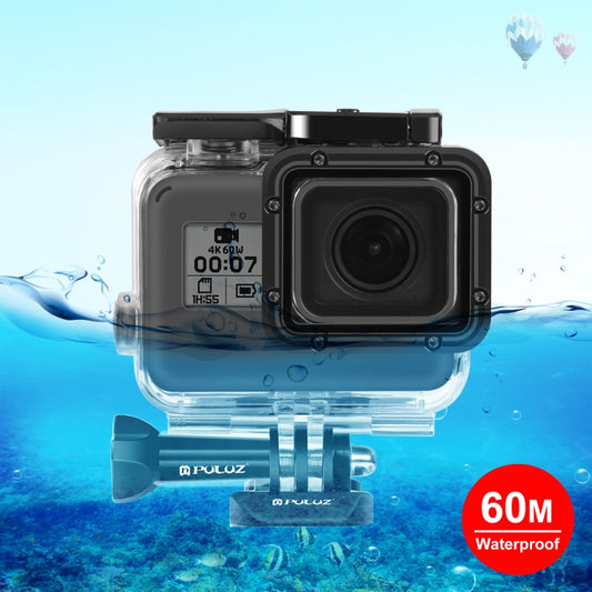 PULUZ for GoPro HERO(2018) / HERO7 Black /6 /5 60m Underwater Waterproof Housing Diving Protective Case with Buckle Basic Mount & Screw - Waterproof Cases by PULUZ | Online Shopping South Africa | PMC Jewellery