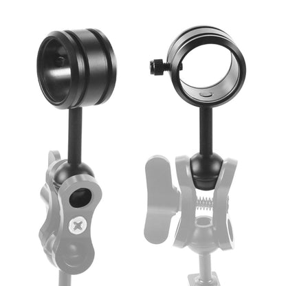 PULUZ Light Diving Aluminum Alloy Clamp Ball Head Mount Adapter Fixed Clip for Underwater Strobe Housing Light - Diving Accessories by PULUZ | Online Shopping South Africa | PMC Jewellery | Buy Now Pay Later Mobicred