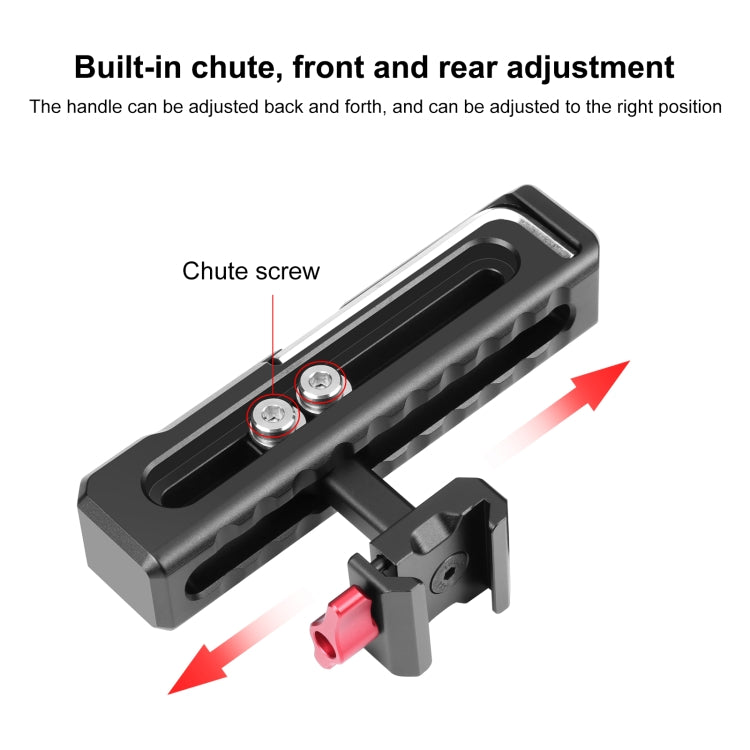 PULUZ Camera Top Handle Hand Grip for Camera Cage (Black) - Camera Stabilizer by PULUZ | Online Shopping South Africa | PMC TechLife | Buy Now Pay Later Mobicred