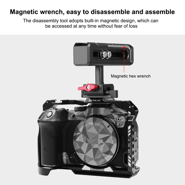 PULUZ Camera Top Handle Hand Grip for Camera Cage (Black) - Camera Stabilizer by PULUZ | Online Shopping South Africa | PMC TechLife | Buy Now Pay Later Mobicred