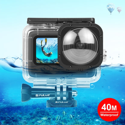 PULUZ 40m Waterproof Housing Protective Case with Buckle Basic Mount & Screw for GoPro HERO12 Black /11 Black /11 Black Mini /10 Black /9 Black Max Lens Mod(Transparent) - Waterproof Cases by PULUZ | Online Shopping South Africa | PMC Jewellery