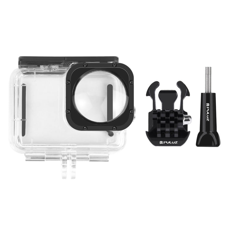 PULUZ 40m Waterproof Housing Protective Case with Buckle Basic Mount & Screw for GoPro HERO12 Black /11 Black /11 Black Mini /10 Black /9 Black Max Lens Mod(Transparent) - Waterproof Cases by PULUZ | Online Shopping South Africa | PMC Jewellery