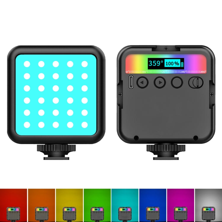 PULUZ Pocket 2500-9000K+RGB Full Color Beauty Fill Light Handheld Camera Photography LED Light (Black) -  by PULUZ | Online Shopping South Africa | PMC Jewellery | Buy Now Pay Later Mobicred