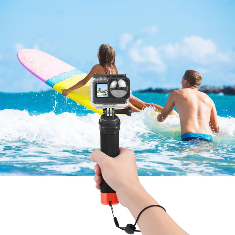 PULUZ Floating Foam Hand Grip Buoyancy Rods with Strap & Quick-release Base for GoPro, Insta360, DJI and Other Action Cameras(Orange) - Floating Grip & Ball by PULUZ | Online Shopping South Africa | PMC Jewellery | Buy Now Pay Later Mobicred