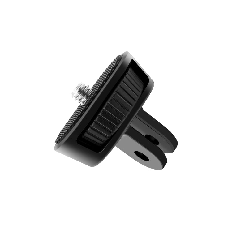 PULUZ 1/4 inch Screw Adjustable ABS Action Camera Tripod Adapter (Black) - Connection Mount by PULUZ | Online Shopping South Africa | PMC TechLife