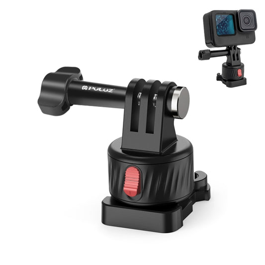 PULUZ Action Camera Quick Release Magnetic Base Adapter (Black) - Connection Mount by PULUZ | Online Shopping South Africa | PMC Jewellery | Buy Now Pay Later Mobicred