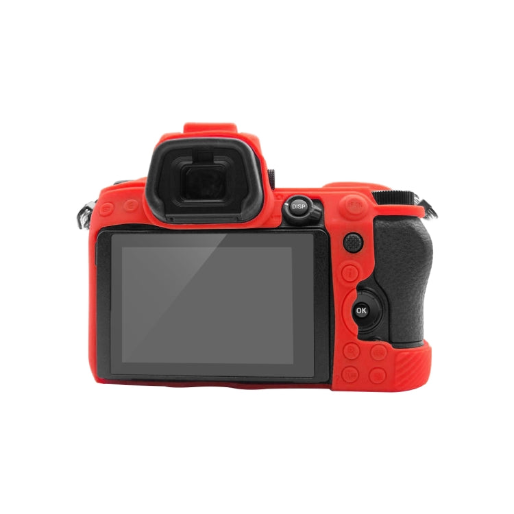 PULUZ Soft Silicone Protective Case for Nikon Z6 II(Red) - Protective Case by PULUZ | Online Shopping South Africa | PMC TechLife | Buy Now Pay Later Mobicred