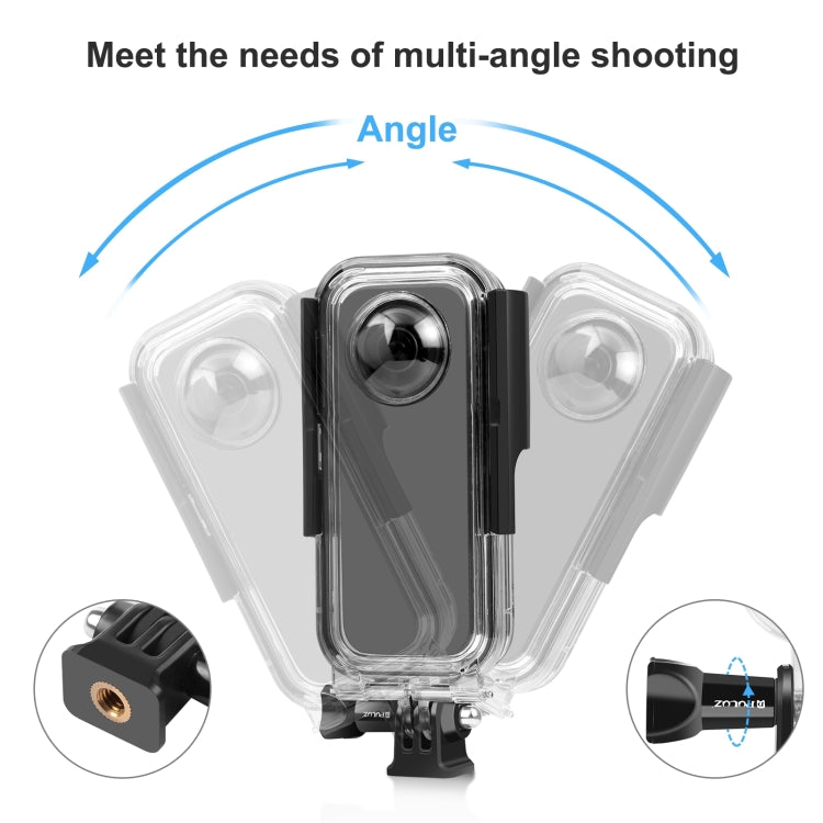 For Insta360 X3 PULUZ 30m Underwater Waterproof Housing Case - Case & Bags by PULUZ | Online Shopping South Africa | PMC TechLife | Buy Now Pay Later Mobicred