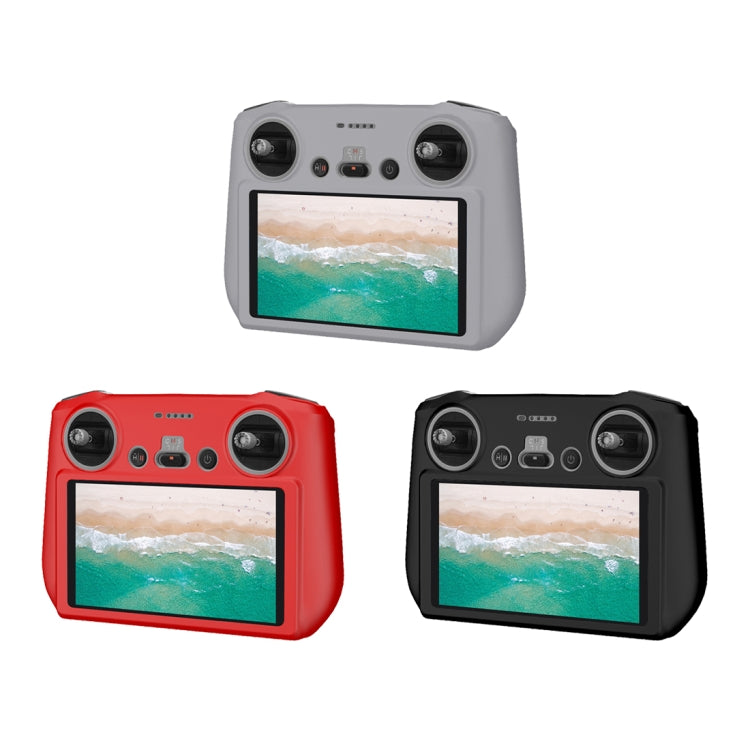 For DJI Mini 3 Pro / DJI RC with Screen PULUZ Silicone Protective Case(Grey) - Carry Cases & Bags by PULUZ | Online Shopping South Africa | PMC TechLife | Buy Now Pay Later Mobicred