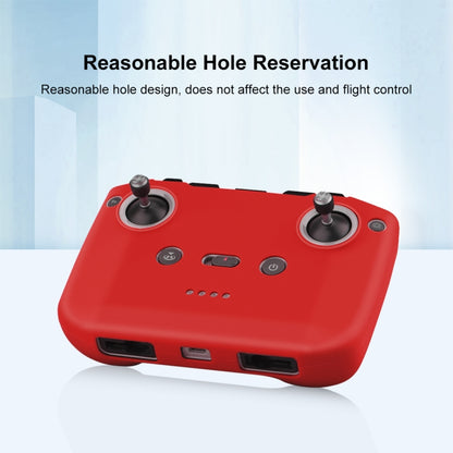 PULUZ Shockproof Anti-scratch Silicone Case For DJI Mini 3 / 3 Pro / Mavic 3 / Air 2S / Mini 2 Remote Control(Red) - Case & Bags by PULUZ | Online Shopping South Africa | PMC Jewellery