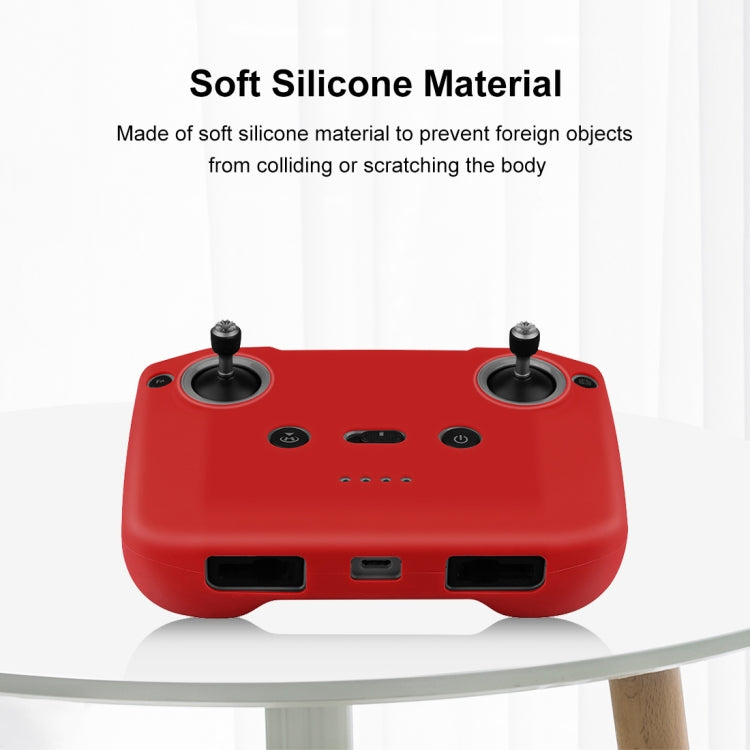 PULUZ Shockproof Anti-scratch Silicone Case For DJI Mini 3 / 3 Pro / Mavic 3 / Air 2S / Mini 2 Remote Control(Red) - Case & Bags by PULUZ | Online Shopping South Africa | PMC Jewellery