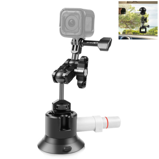 PULUZ Magic Arm with Pump Suction Cup Aluminum Alloy Mount (Black) - Holder by PULUZ | Online Shopping South Africa | PMC Jewellery | Buy Now Pay Later Mobicred