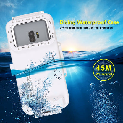 PULUZ 45m/147ft Waterproof Diving Case Photo Video Taking Underwater Housing Cover for iPhone 16 / 16 Pro / 15 / 15 Pro, Galaxy, Huawei, Xiaomi, Google Android OTG Smartphones with Type-C Port(White) - Galaxy S22+ 5G Cases by PULUZ | Online Shopping South Africa | PMC Jewellery | Buy Now Pay Later Mobicred