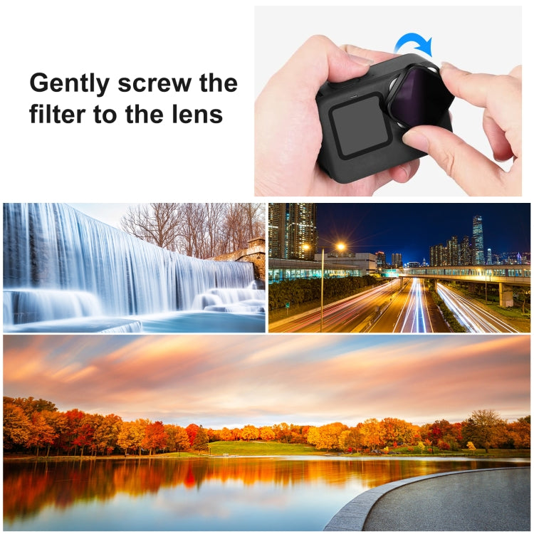 PULUZ Action Camera ND8 Lens Filter For GoPro Hero11 Black / Hero11 Black mini / HERO10 Black / HERO9 Black - Lens Filter by PULUZ | Online Shopping South Africa | PMC Jewellery | Buy Now Pay Later Mobicred