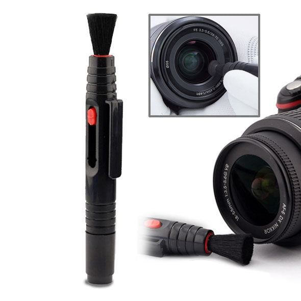 2 in 1 Lens Cleaning Pen for Camera(Black) -  by PMC TechLife | Online Shopping South Africa | PMC TechLife