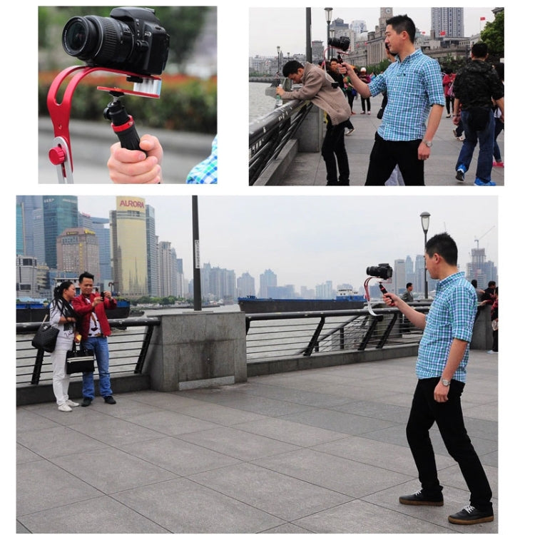 DEBO Handheld Video Stabilizer for DSLR Camera Camcorder, UF-007(Red) - free shipping - PMC TechLife - Order now!