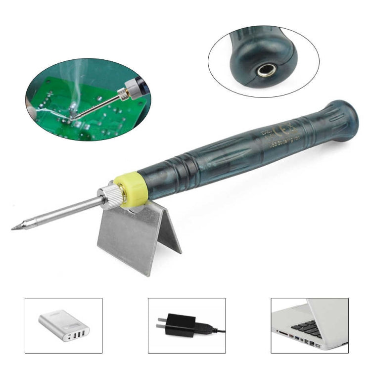 Portable USB Powered Soldering Iron Pen 5V 8W Long Life Tip + Touch Switch Protective Cap Auto Shut Off 25 second - Electric Soldering Iron by PMC Jewellery | Online Shopping South Africa | PMC Jewellery