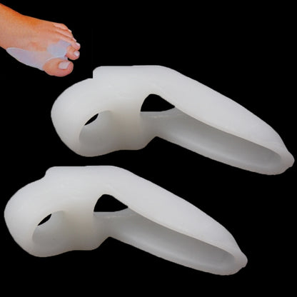 5 Pairs Gel Toe Spreader Eases Foot Pain Foot Bunion Guard Cushion for Hallux Valgus(White) - Corrector by PMC Jewellery | Online Shopping South Africa | PMC Jewellery