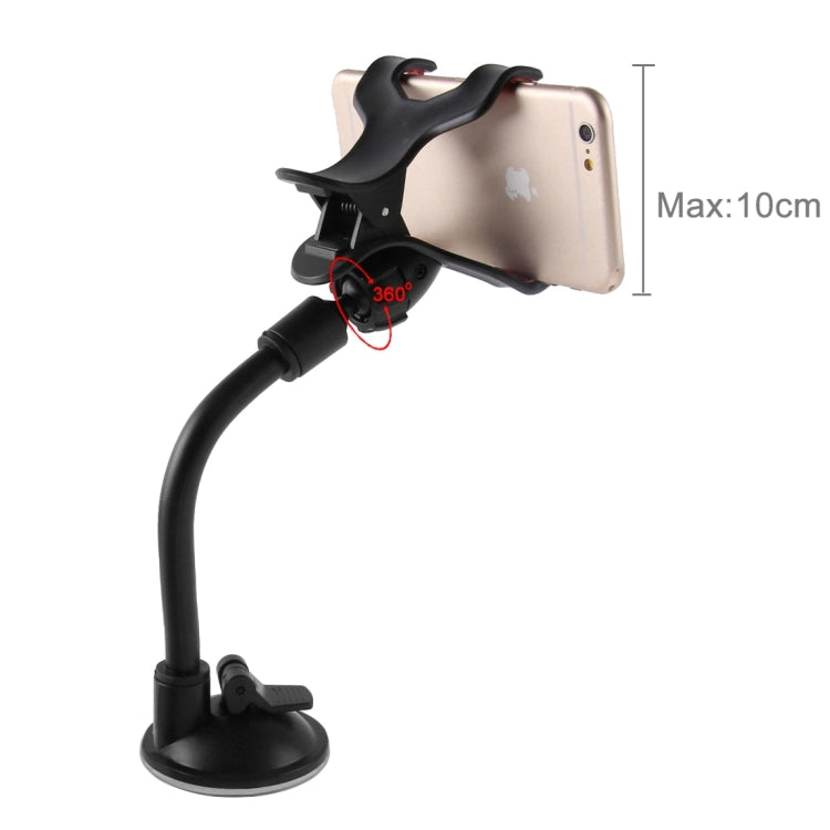 Universal 360 Degree Rotation Suction Cup Car Holder / Desktop Stand, Size Range: 3.5-8.3cm, For iPhone, Galaxy, Huawei, Xiaomi, Lenovo, Sony, LG, HTC and Other Smartphones, MP4, PDA, PSP, GPS(Black) - Car Holders by PMC Jewellery | Online Shopping South Africa | PMC Jewellery