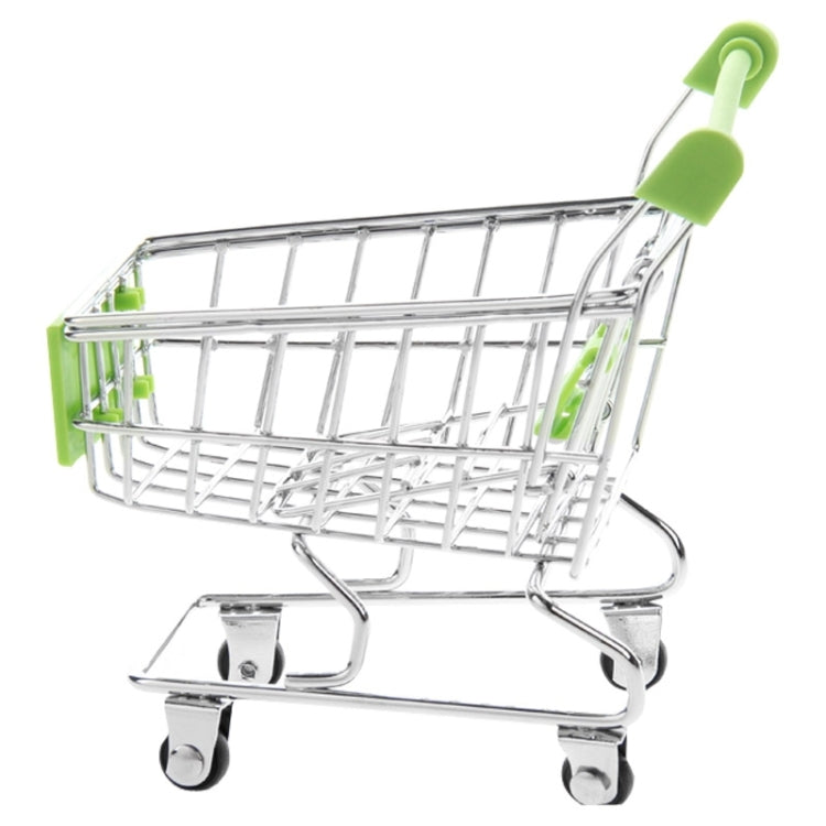 Universal Mini Grocery Shopping Cart Style Desktop Storage Box / Holder(Green) - Desktop Holder by PMC TechLife | Online Shopping South Africa | PMC TechLife