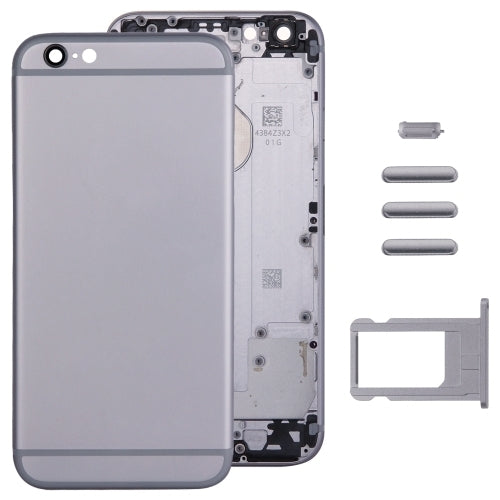 5 in 1 for iPhone 6 (Back Cover + Card Tray + Volume Control Key + Power Button + Mute Switch Vibrator Key) Full Assembly Housing Cover(Grey) - iPhone 6/6 Plus Parts by PMC Jewellery | Online Shopping South Africa | PMC Jewellery