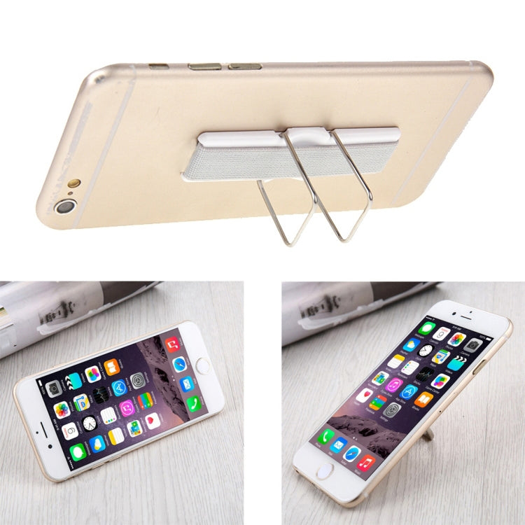 Universal Mini Foldable Holder Stand with Finger Grip(Silver) - Ring Holder by PMC TechLife | Online Shopping South Africa | PMC TechLife