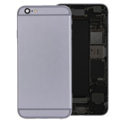 Battery Back Cover Assembly with Card Tray for iPhone 6s Plus(Grey) - iPhone 6S/6S Plus Parts by PMC Jewellery | Online Shopping South Africa | PMC Jewellery