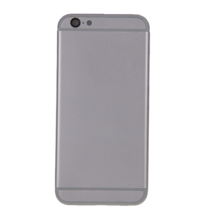 6 in 1 for iPhone 6 Plus (Back Cover + Card Tray + Volume Control Key + Power Button + Mute Switch Vibrator Key + Sign) Full Assembly Housing Cover(Grey) - iPhone 6/6 Plus Parts by PMC Jewellery | Online Shopping South Africa | PMC Jewellery