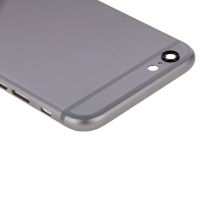 6 in 1 for iPhone 6 Plus (Back Cover + Card Tray + Volume Control Key + Power Button + Mute Switch Vibrator Key + Sign) Full Assembly Housing Cover(Grey) - iPhone 6/6 Plus Parts by PMC Jewellery | Online Shopping South Africa | PMC Jewellery