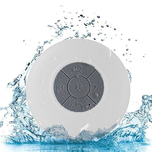 BTS-06 Mini Waterproof IPX4 Bluetooth V2.1 Speaker, Support Handfree Function(White) - Waterproof Speaker by PMC Jewellery | Online Shopping South Africa | PMC Jewellery