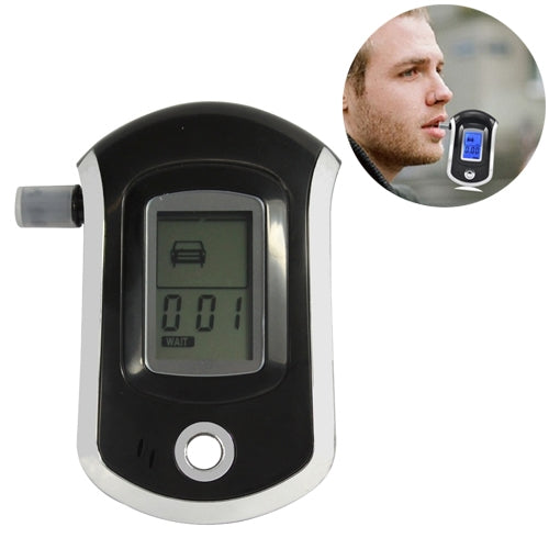 3 digitals LCD Display Breath Alcohol Tester Analyzer(Black) - Breath Alcohol Tester by PMC TechLife | Online Shopping South Africa | PMC TechLife