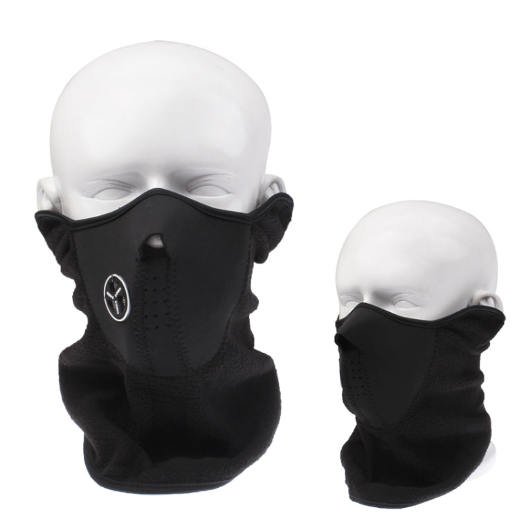 Outdoor Ventilation Prevention Half Face Mask(Black) - Protective Helmet & Masks by PMC Jewellery | Online Shopping South Africa | PMC Jewellery