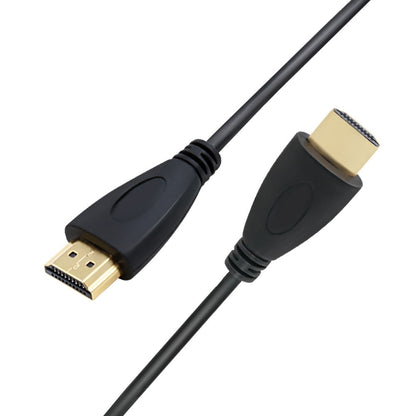 1.8m HDMI to HDMI 19Pin Cable, 1.4 Version, Support 3D, Ethernet, HD TV / Xbox 360 / PS3 etc (Gold Plated)(Black) - Cable by PMC Jewellery | Online Shopping South Africa | PMC Jewellery
