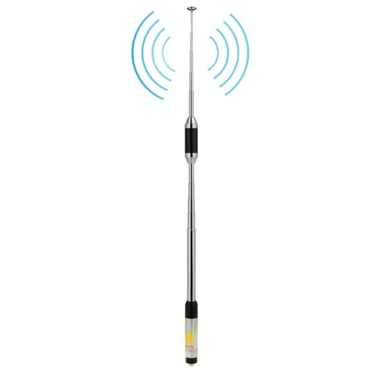 RH770 Dual Band 144/430MHz High Gain SMA-F Telescopic Handheld Radio Antenna for Walkie Talkie, Antenna Length: 93cm - Antenna by PMC Jewellery | Online Shopping South Africa | PMC Jewellery