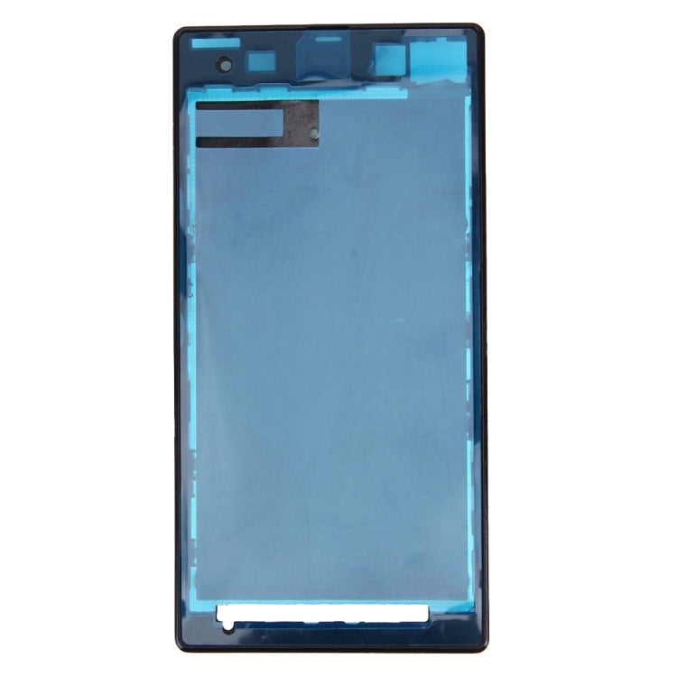 Front Housing LCD Frame Bezel Plate  for Sony Xperia Z1 / C6902 / L39h / C6903 / C6906 / C6943(Black) - Frame Bezel Plate by PMC Jewellery | Online Shopping South Africa | PMC Jewellery